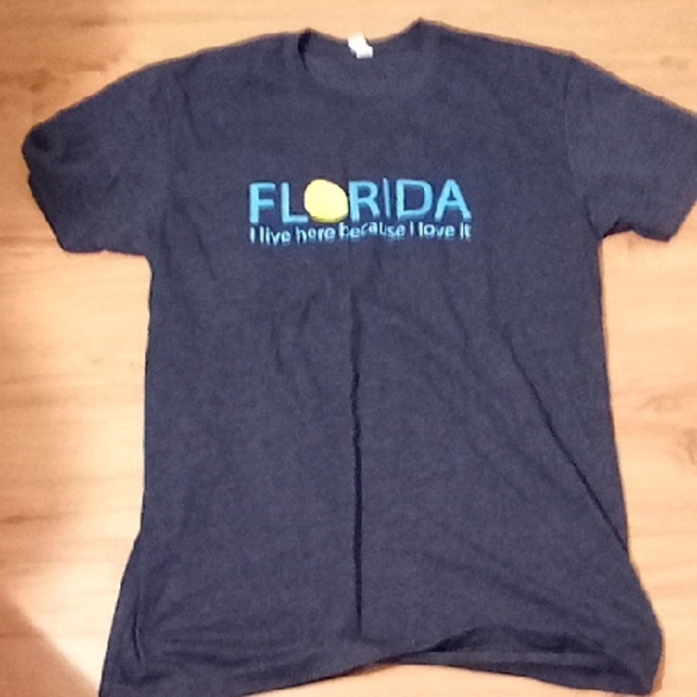 Next Level Apparel Dark Gray Florida Tee